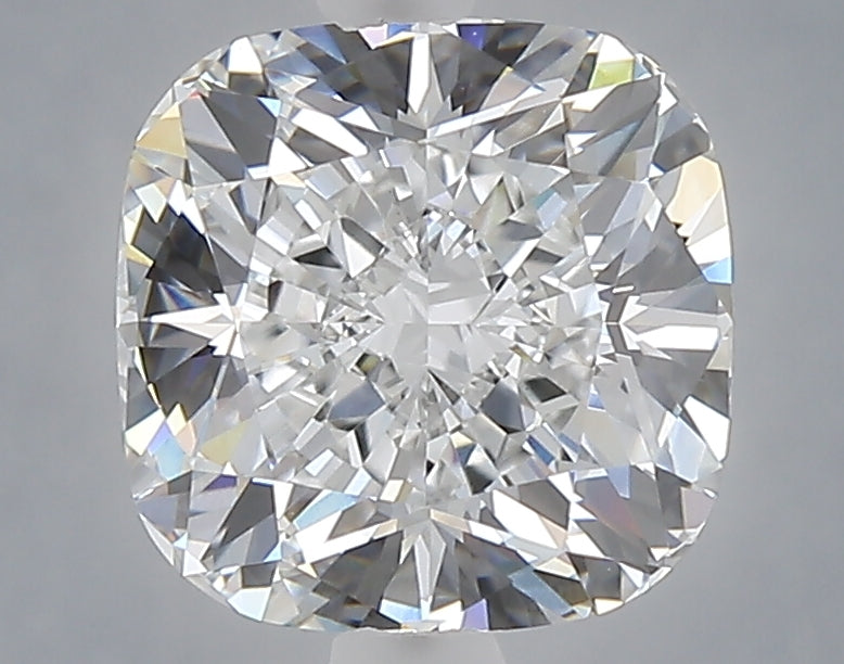 3.10 Carat Cushion Shaped, Ideal Cut, D Color, VVS2 Clarity, IGI Certified Lab Grown Diamond
