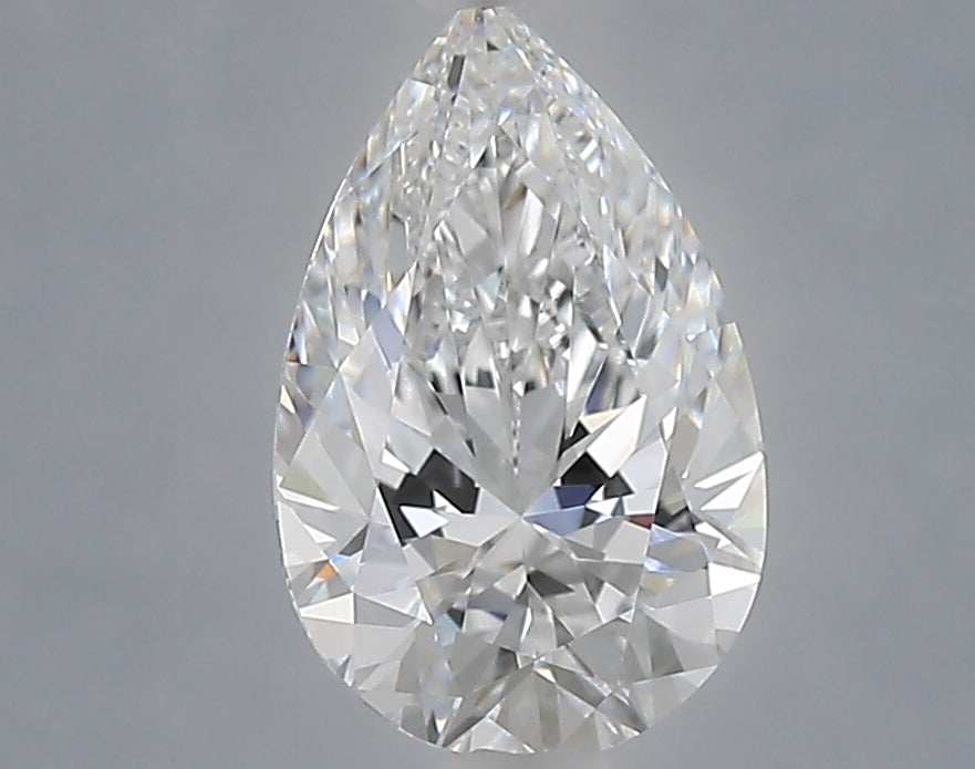 1.58 Carat Pear Shaped, Ideal Cut, D Color, VS1 Clarity, IGI Certified Lab Grown Diamond