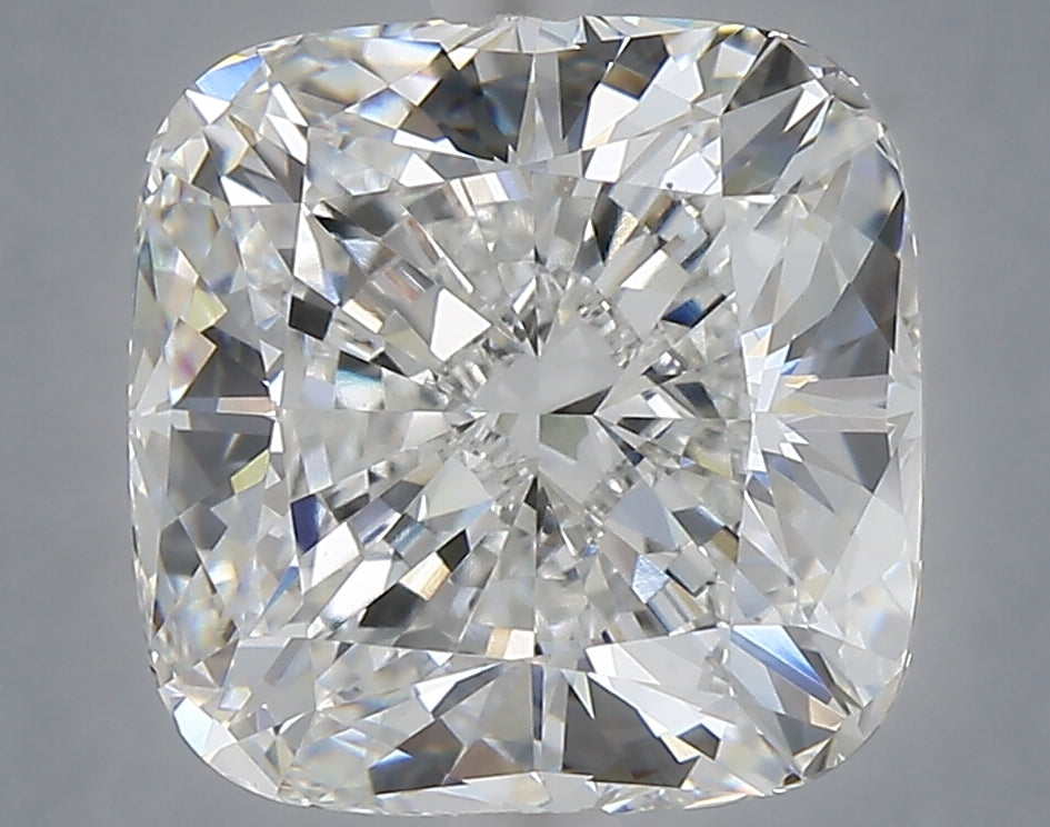 6.09 Carat Cushion Shaped, Ideal Cut, E Color, VVS2 Clarity, IGI Certified Lab Grown Diamond