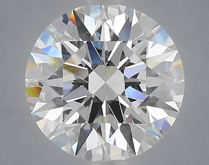 3.04 Carat Round Shaped, Excellent Cut, E Color, VVS2 Clarity, IGI Certified Lab Grown Diamond