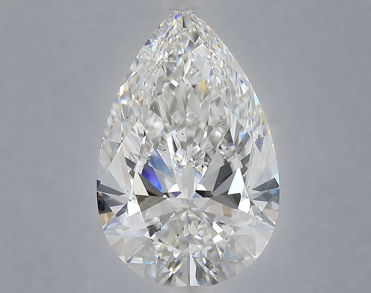 6.00 Carat Pear Shaped, Ideal Cut, E Color, VS2 Clarity, IGI Certified Lab Grown Diamond