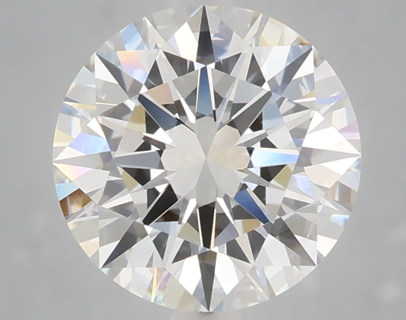3.03 Carat Round Shaped, Excellent Cut, D Color, VVS2 Clarity, IGI Certified Lab Grown Diamond