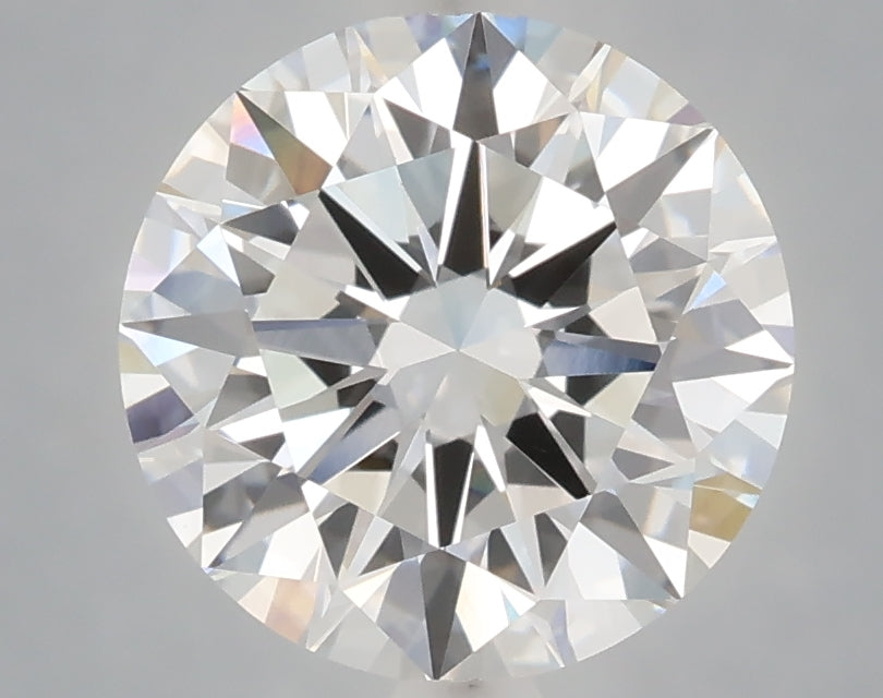3.04 Carat Round Shaped, Excellent Cut, E Color, VVS2 Clarity, IGI Certified Lab Grown Diamond