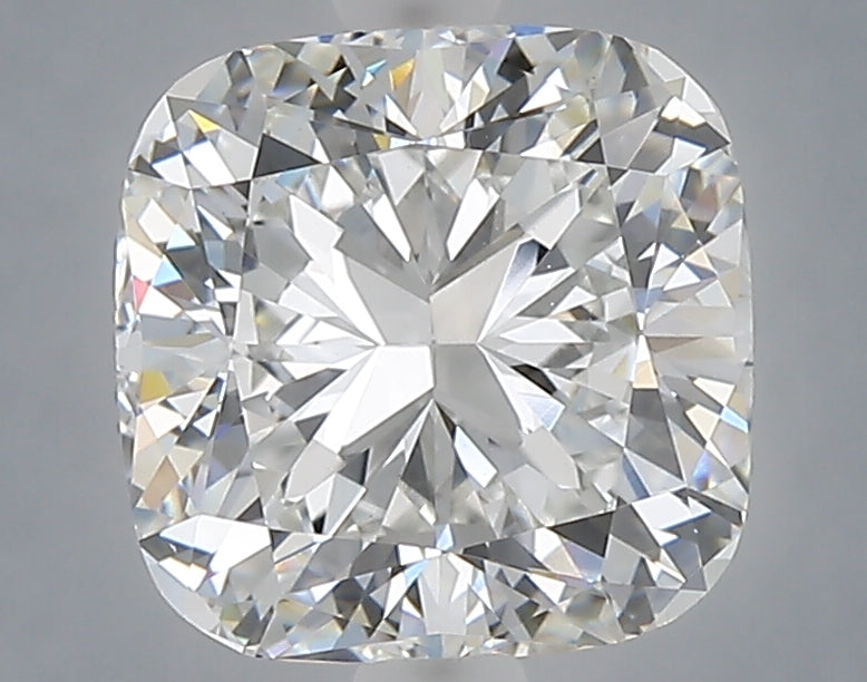 3.08 Carat Cushion Shaped, Ideal Cut, E Color, VVS2 Clarity, IGI Certified Lab Grown Diamond
