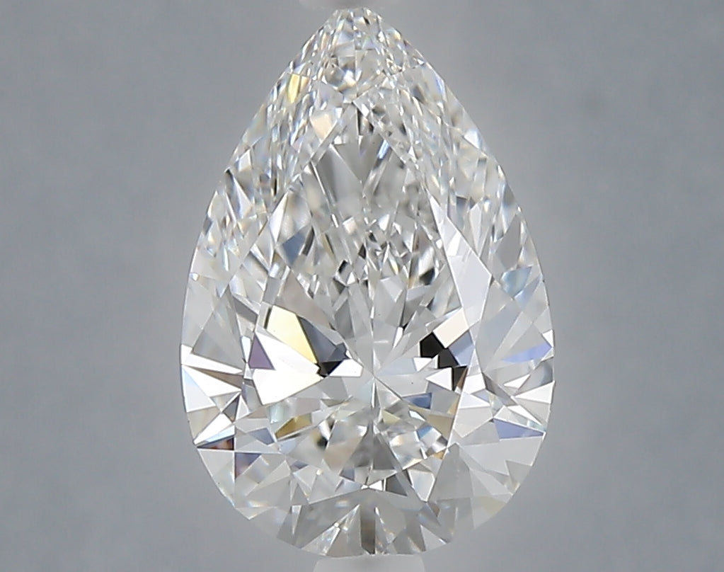 2.37 Carat Pear Shaped, Ideal Cut, E Color, VS1 Clarity, IGI Certified Lab Grown Diamond