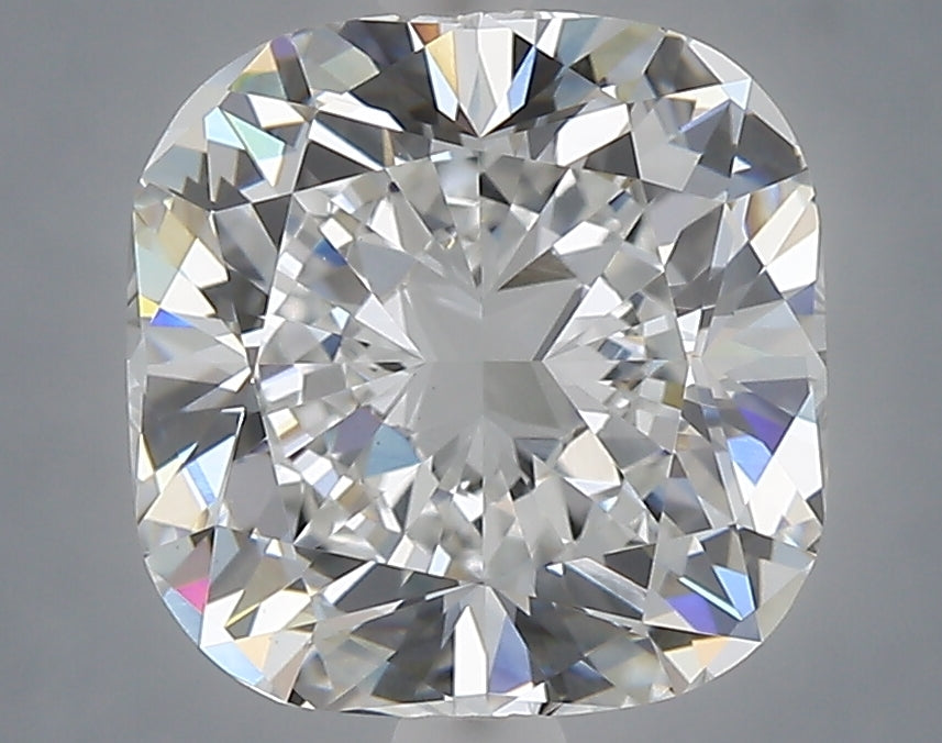 4.09 Carat Cushion Shaped, Ideal Cut, E Color, VS1 Clarity, IGI Certified Lab Grown Diamond