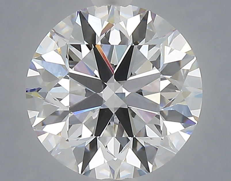 2.81 Carat Round Shaped, Excellent Cut, E Color, VVS2 Clarity, IGI Certified Lab Grown Diamond