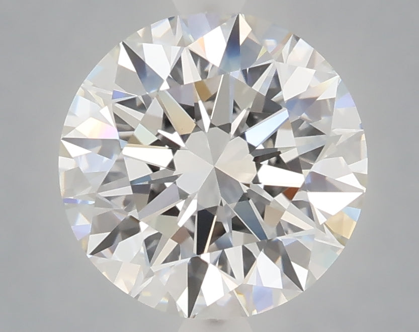3.03 Carat Round Shaped, Excellent Cut, E Color, VVS2 Clarity, IGI Certified Lab Grown Diamond