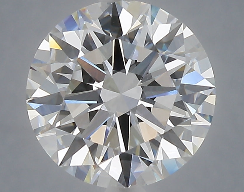 3.07 Carat Round Shaped, Ideal Cut, E Color, VVS2 Clarity, IGI Certified Lab Grown Diamond