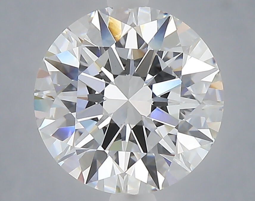 3.02 Carat Round Shaped, Excellent Cut, E Color, VVS2 Clarity, IGI Certified Lab Grown Diamond