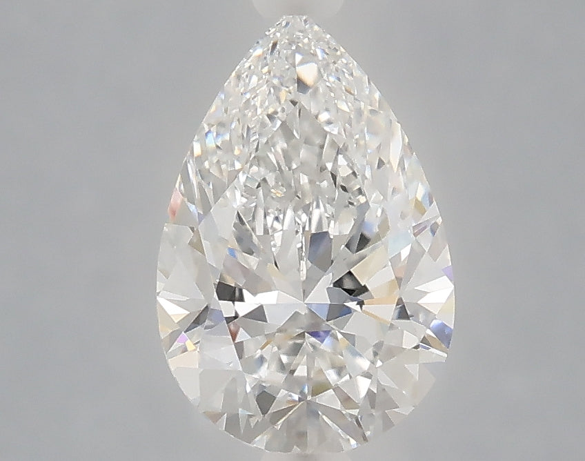 1.53 Carat Pear Shaped, Ideal Cut, D Color, VVS2 Clarity, IGI Certified Lab Grown Diamond