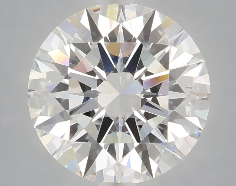 3.07 Carat Round Shaped, Excellent Cut, D Color, VVS2 Clarity, IGI Certified Lab Grown Diamond