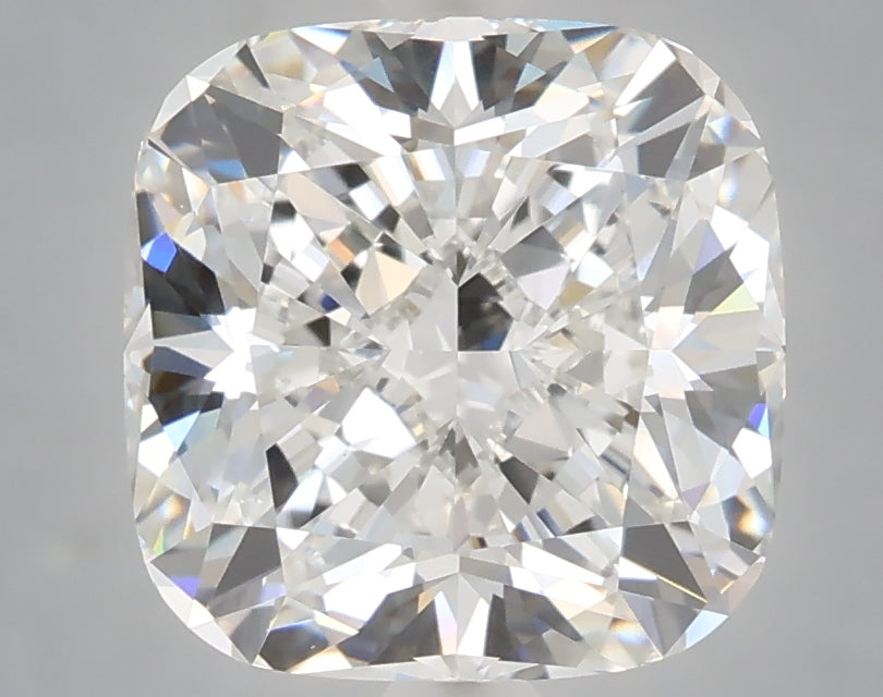 4.10 Carat Cushion Shaped, Ideal Cut, E Color, VVS2 Clarity, IGI Certified Lab Grown Diamond