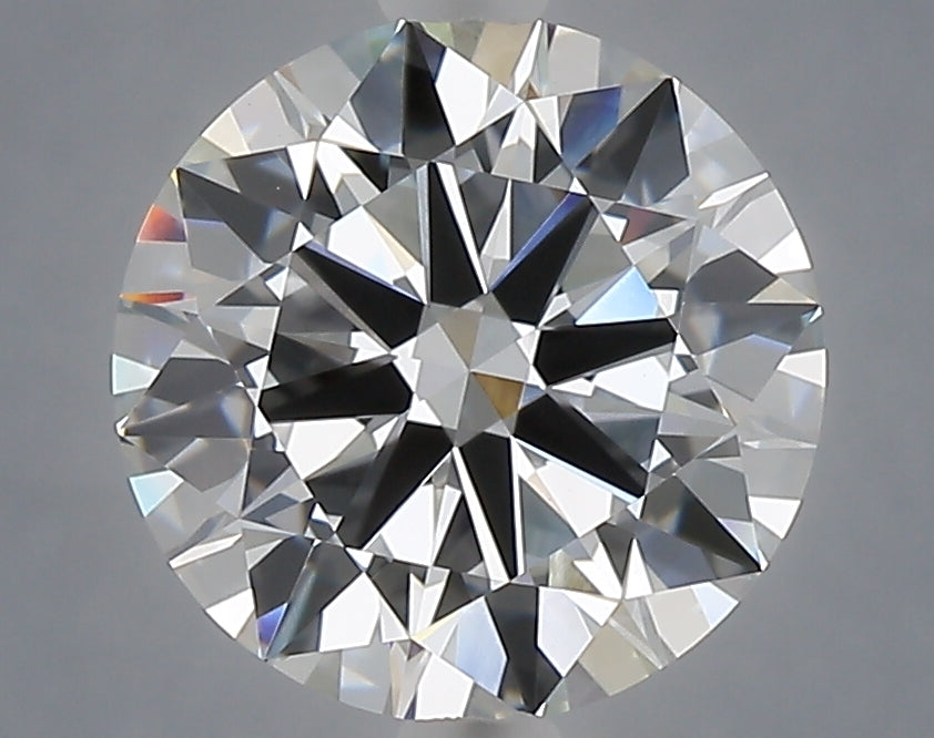 3.02 Carat Round Shaped, Excellent Cut, E Color, VVS2 Clarity, IGI Certified Lab Grown Diamond