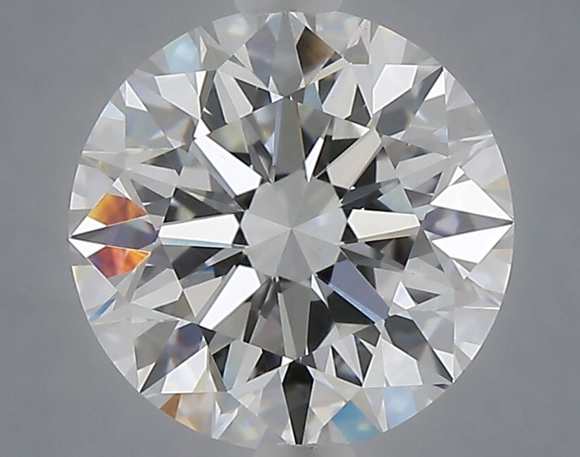 3.04 Carat Round Shaped, Excellent Cut, E Color, VVS2 Clarity, IGI Certified Lab Grown Diamond