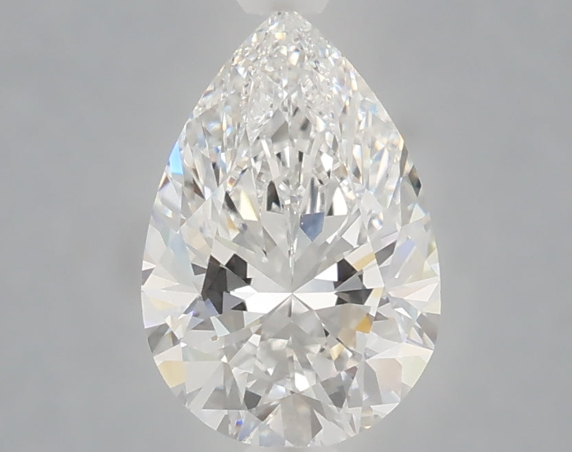 1.57 Carat Pear Shaped, Excellent Cut, E Color, VVS2 Clarity, IGI Certified Lab Grown Diamond