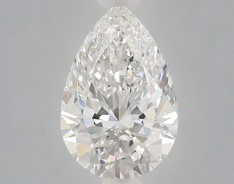 1.08 Carat Pear Shaped, Ideal Cut, D Color, VVS2 Clarity, IGI Certified Lab Grown Diamond