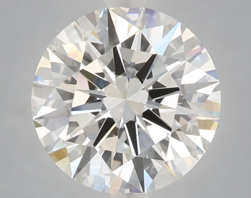 3.04 Carat Round Shaped, Ideal Cut, F Color, VVS2 Clarity, IGI Certified Lab Grown Diamond