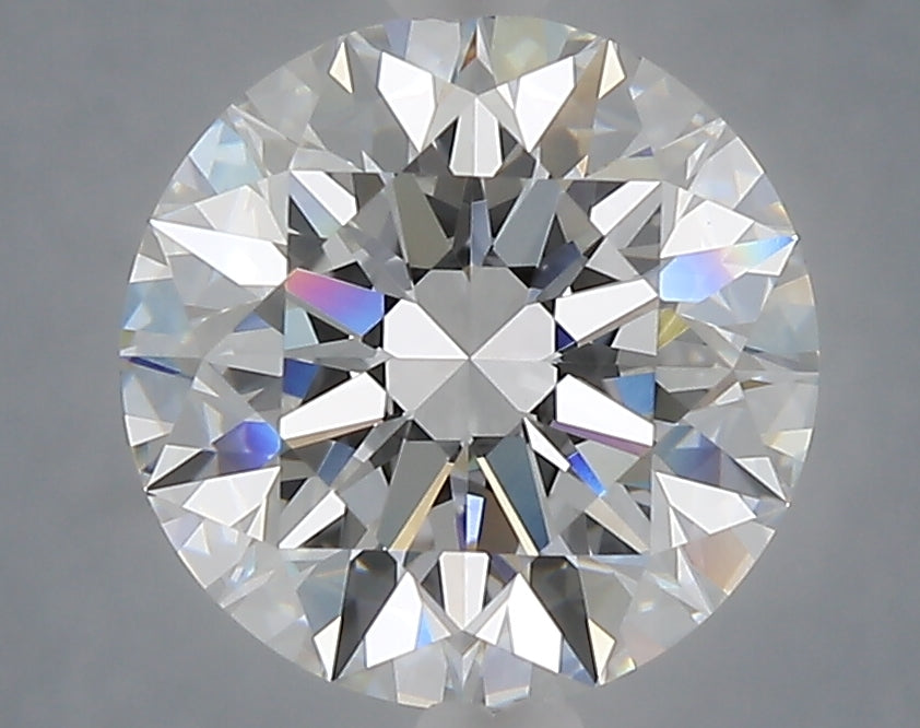3.05 Carat Round Shaped, Excellent Cut, E Color, VVS2 Clarity, IGI Certified Lab Grown Diamond