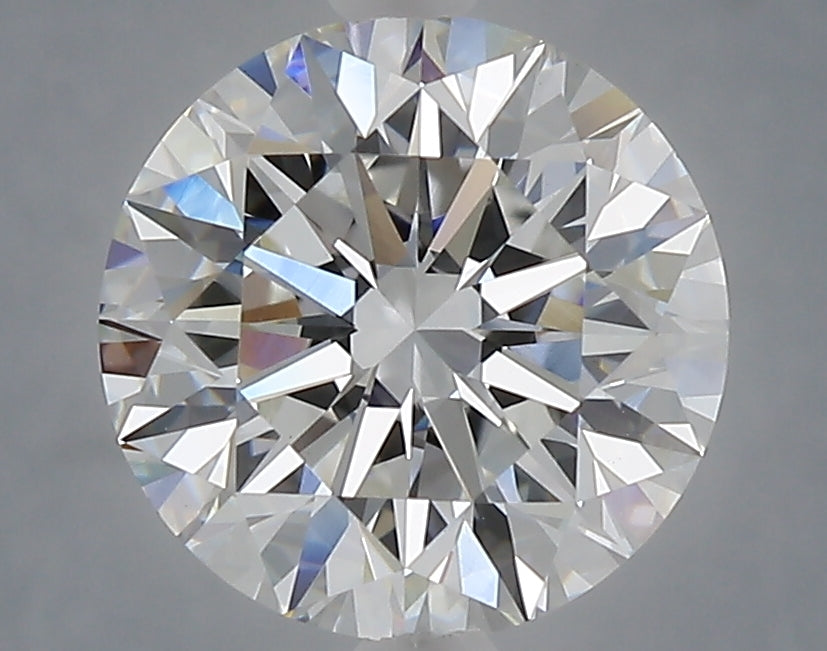 3.02 Carat Round Shaped, Excellent Cut, E Color, VVS2 Clarity, IGI Certified Lab Grown Diamond