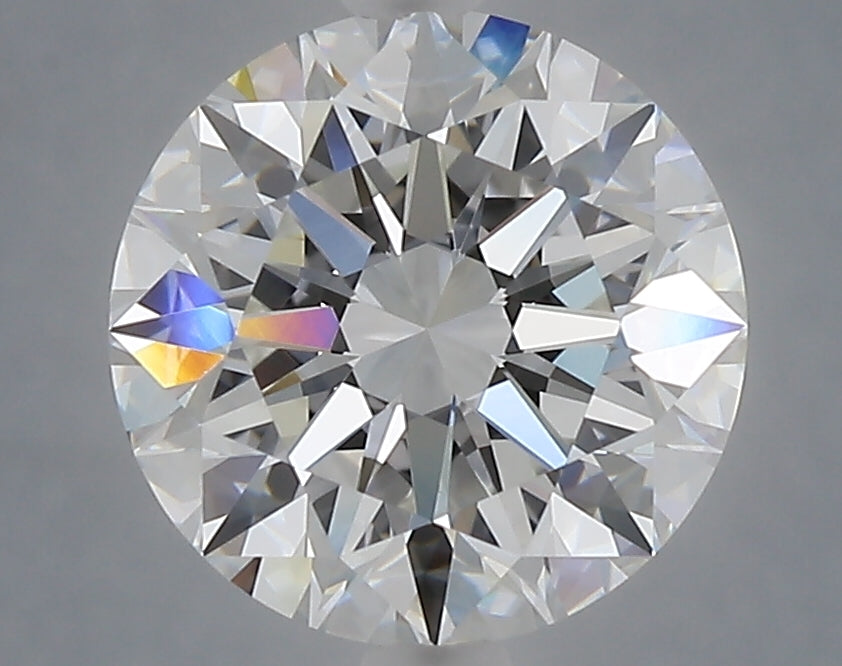 3.09 Carat Round Shaped, Ideal Cut, E Color, VVS2 Clarity, IGI Certified Lab Grown Diamond