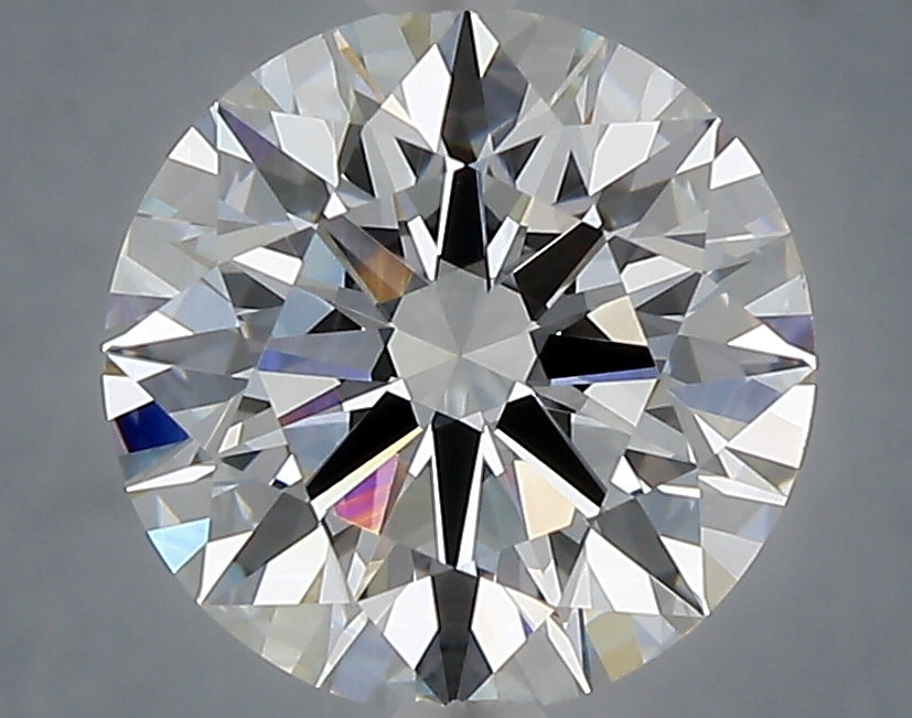 3.10 Carat Round Shaped, Ideal Cut, E Color, VVS2 Clarity, IGI Certified Lab Grown Diamond