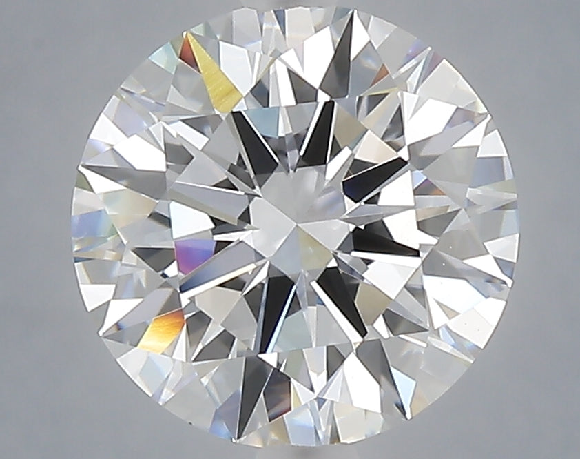 3.06 Carat Round Shaped, Ideal Cut, E Color, VVS2 Clarity, IGI Certified Lab Grown Diamond