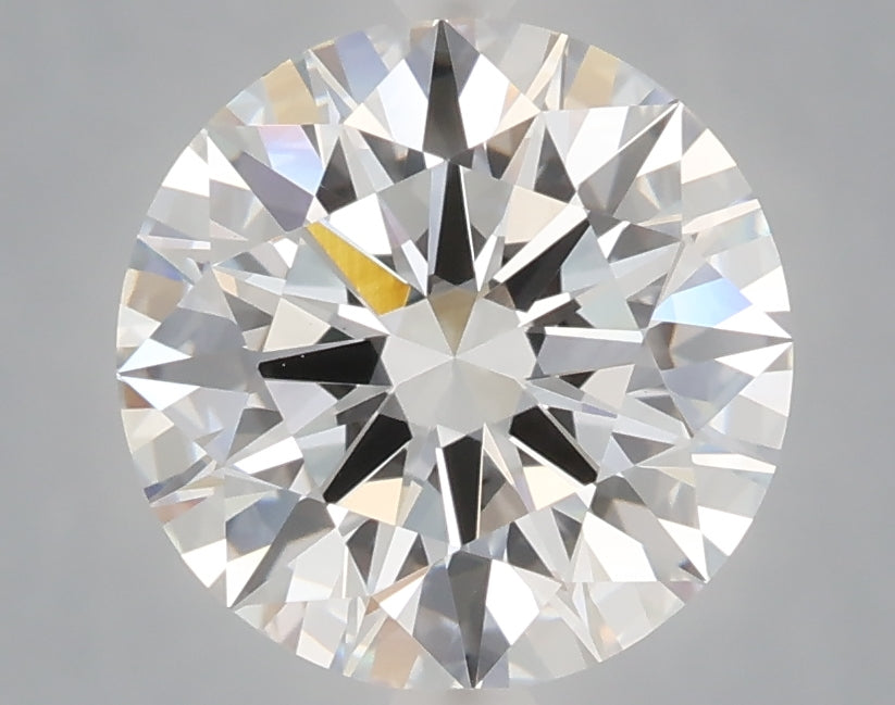 3.04 Carat Round Shaped, Excellent Cut, E Color, VVS2 Clarity, IGI Certified Lab Grown Diamond