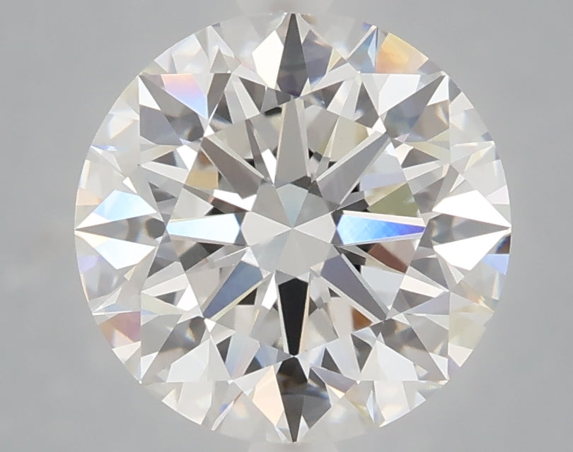 3.09 Carat Round Shaped, Excellent Cut, E Color, VVS2 Clarity, IGI Certified Lab Grown Diamond