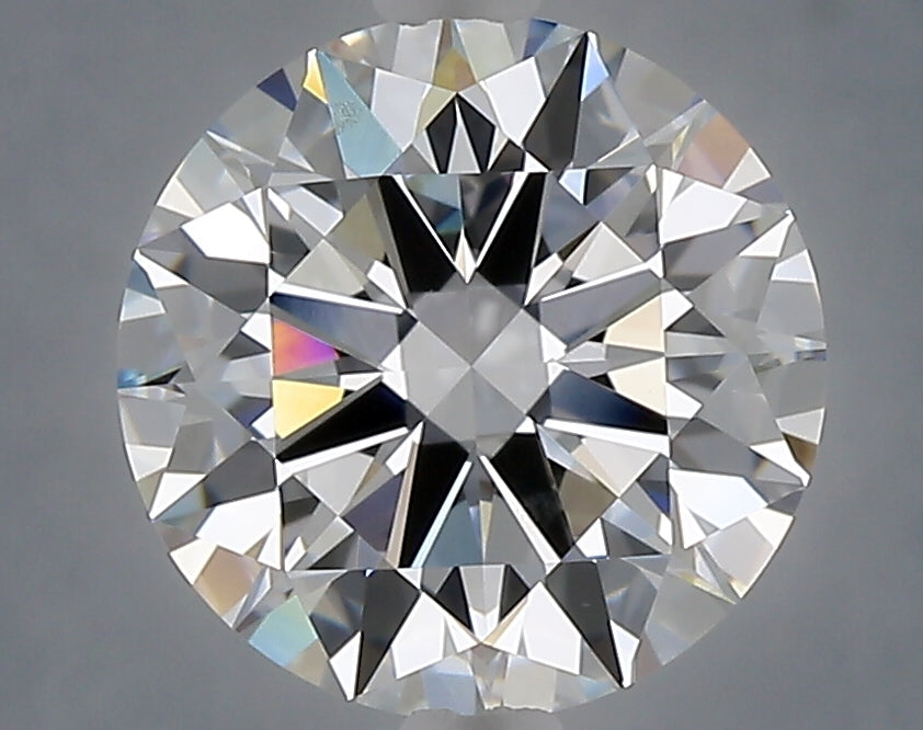 3.07 Carat Round Shaped, Excellent Cut, E Color, VVS2 Clarity, IGI Certified Lab Grown Diamond