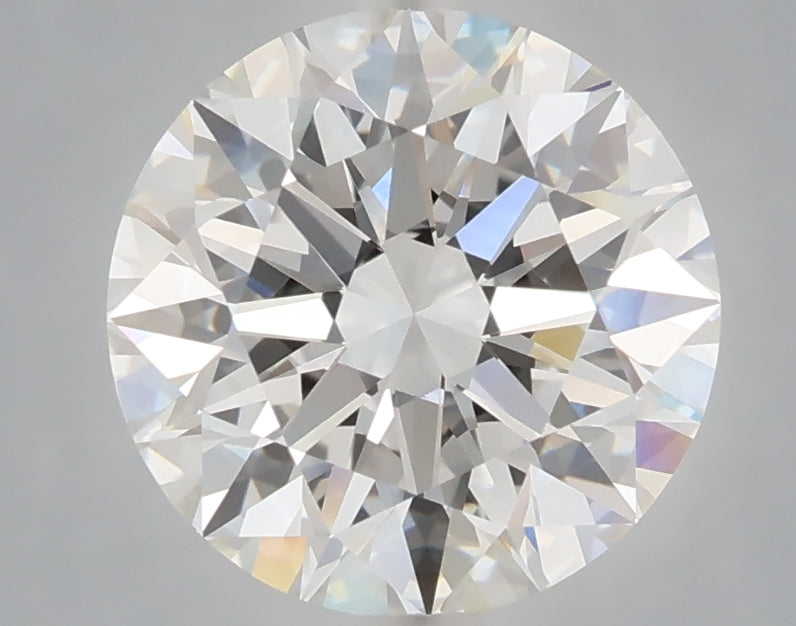 3.04 Carat Round Shaped, Excellent Cut, E Color, VVS2 Clarity, IGI Certified Lab Grown Diamond