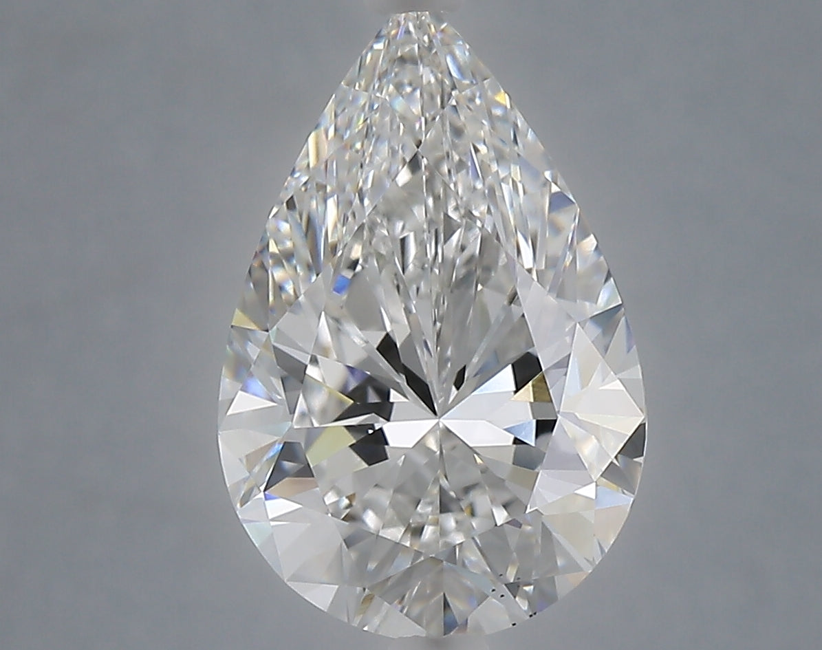 3.80 Carat Pear Shaped, Ideal Cut, E Color, VS1 Clarity, IGI Certified Lab Grown Diamond