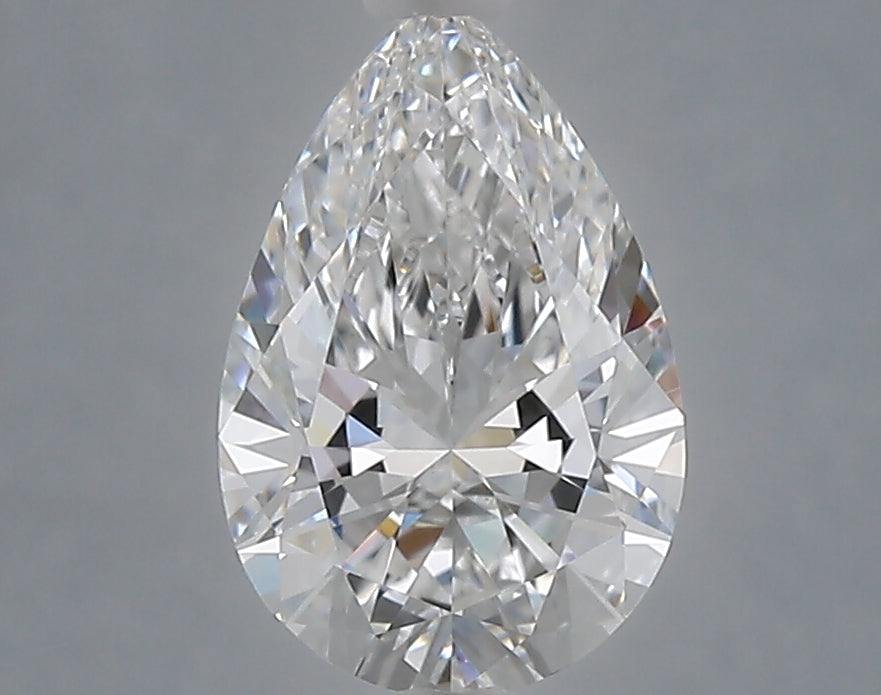 1.59 Carat Pear Shaped, Ideal Cut, D Color, VVS2 Clarity, IGI Certified Lab Grown Diamond