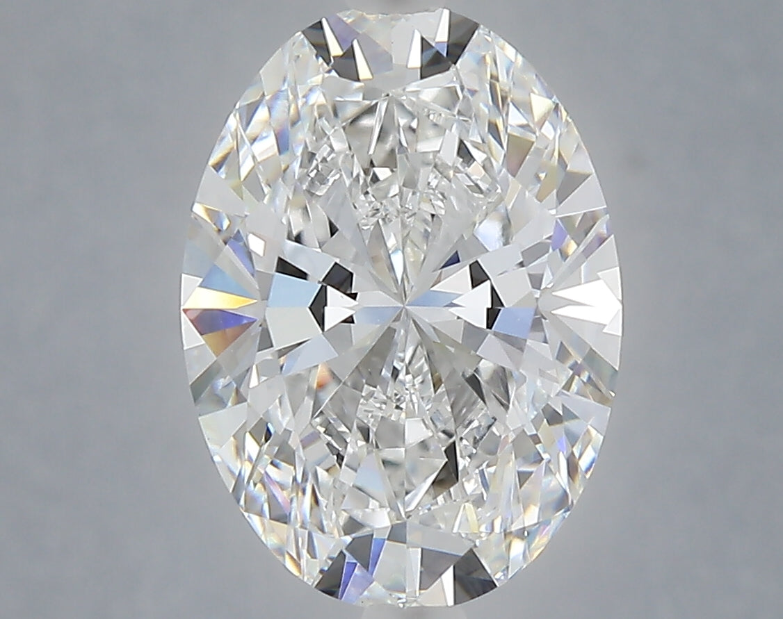 4.26 Carat Oval Shaped, Ideal Cut, E Color, VVS2 Clarity, IGI Certified Lab Grown Diamond