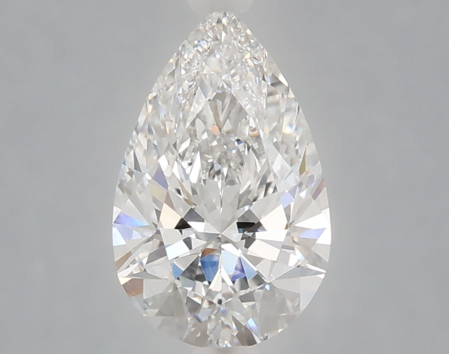 1.59 Carat Pear Shaped, Ideal Cut, D Color, VVS2 Clarity, IGI Certified Lab Grown Diamond