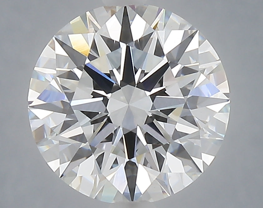 3.08 Carat Round Shaped, Ideal Cut, E Color, VVS2 Clarity, IGI Certified Lab Grown Diamond