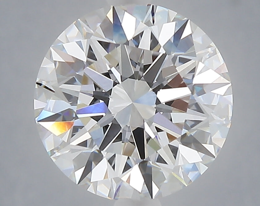 3.10 Carat Round Shaped, Ideal Cut, E Color, VVS2 Clarity, IGI Certified Lab Grown Diamond