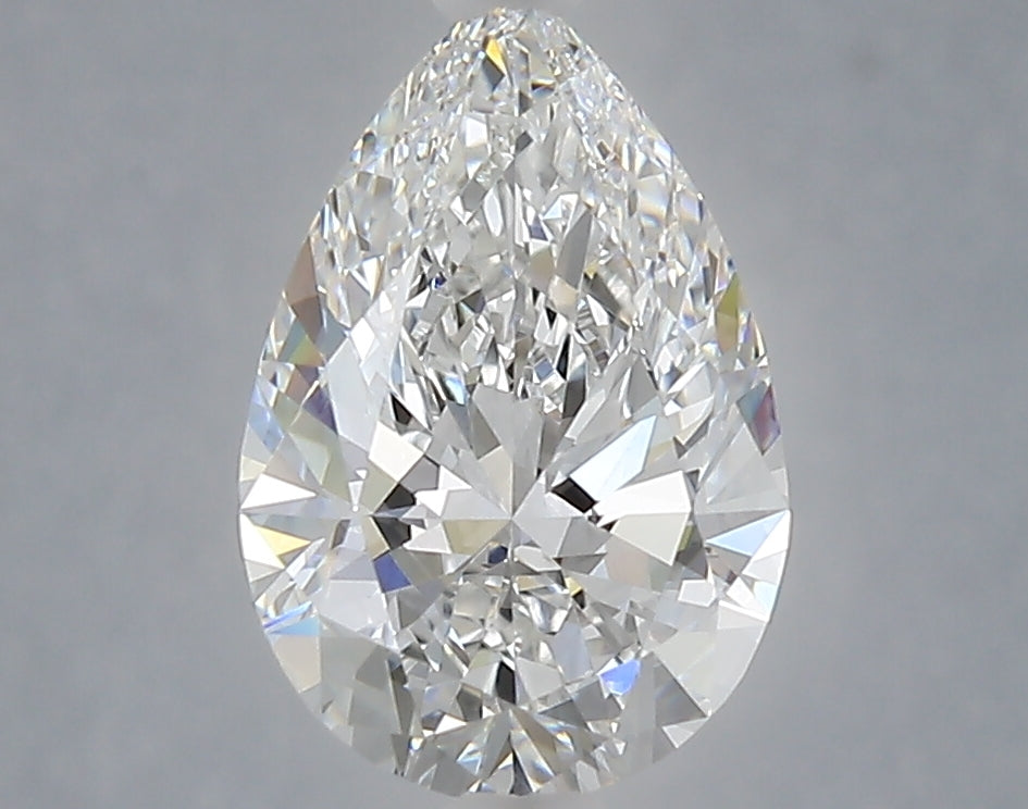 2.10 Carat Pear Shaped, Ideal Cut, D Color, VVS2 Clarity, IGI Certified Lab Grown Diamond