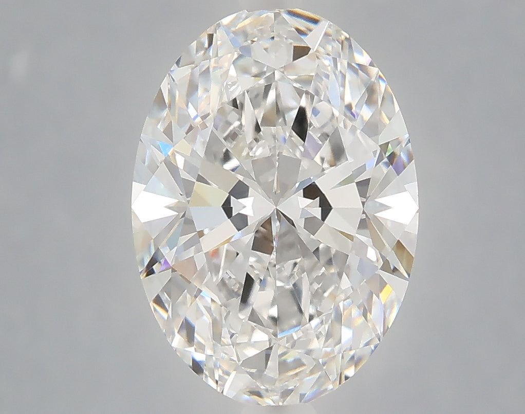 3.09 Carat Oval Shaped, Ideal Cut, E Color, VVS2 Clarity, IGI Certified Lab Grown Diamond