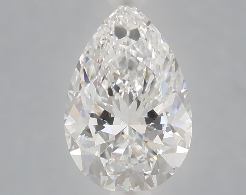 1.57 Carat Pear Shaped, Ideal Cut, E Color, VVS2 Clarity, IGI Certified Lab Grown Diamond