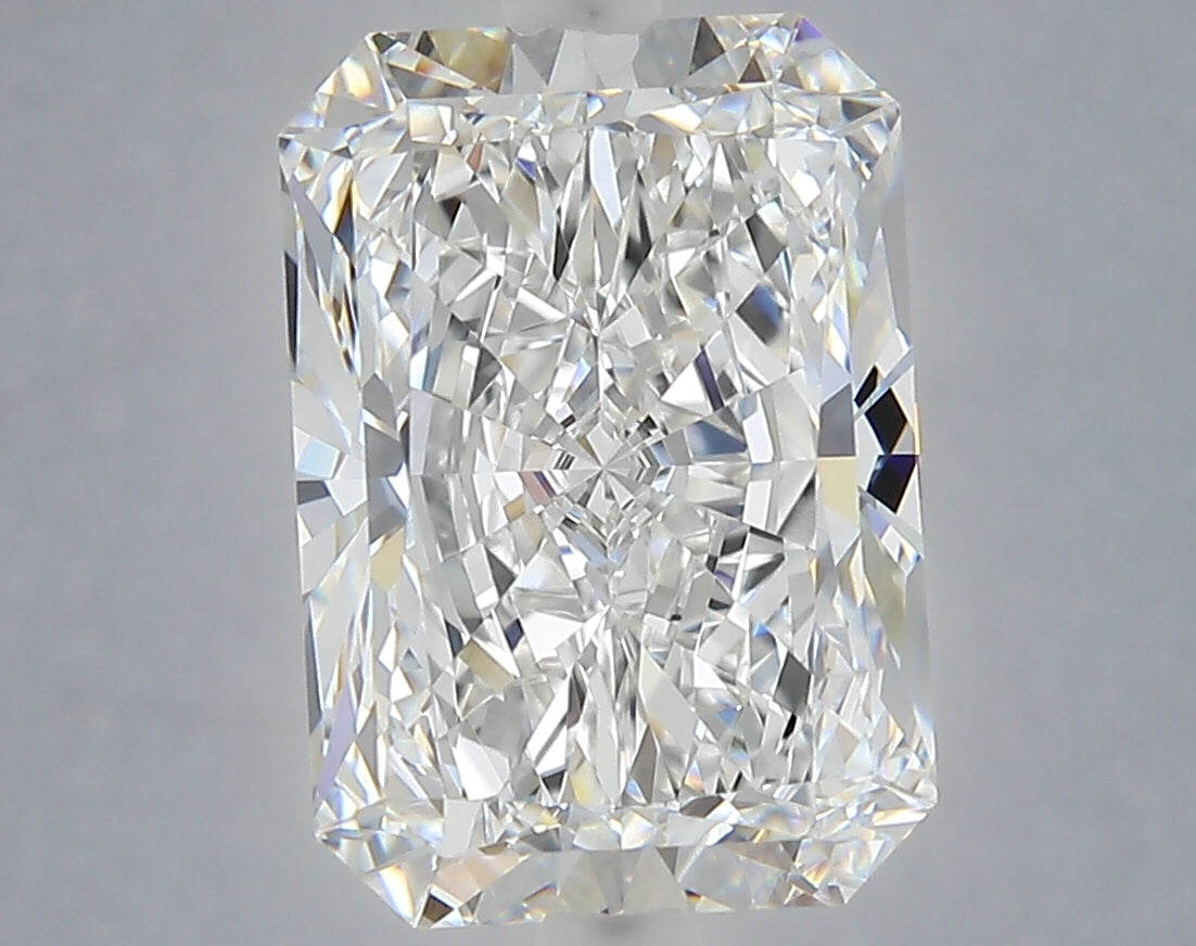 4.80 Carat Radiant Shaped, Ideal Cut, E Color, VVS2 Clarity, IGI Certified Lab Grown Diamond