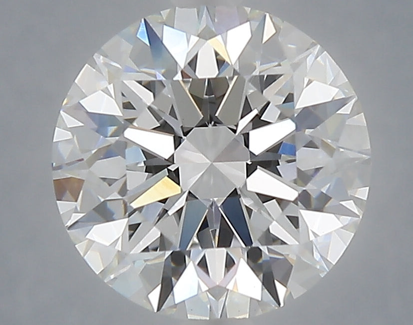 3.08 Carat Round Shaped, Excellent Cut, E Color, VVS2 Clarity, IGI Certified Lab Grown Diamond