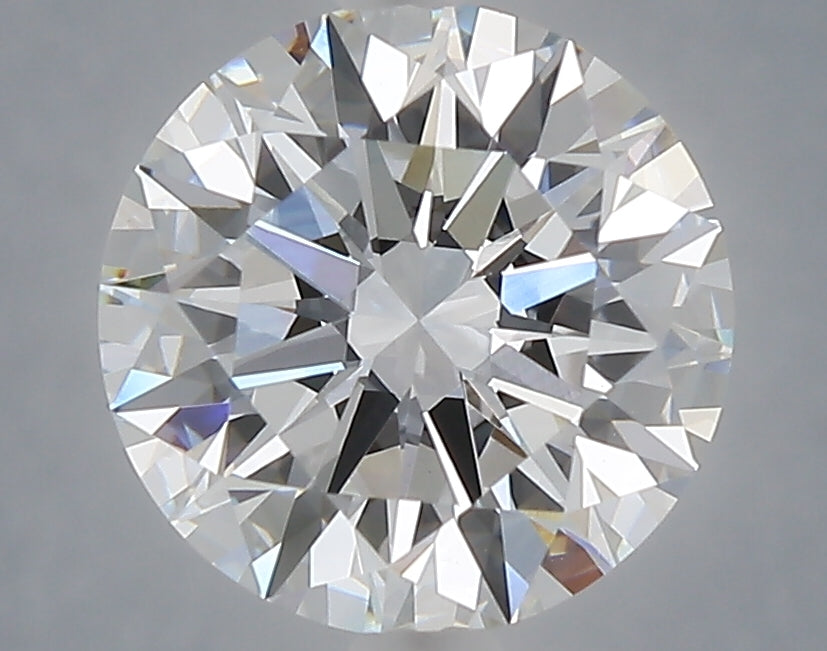 3.01 Carat Round Shaped, Excellent Cut, E Color, VVS2 Clarity, IGI Certified Lab Grown Diamond