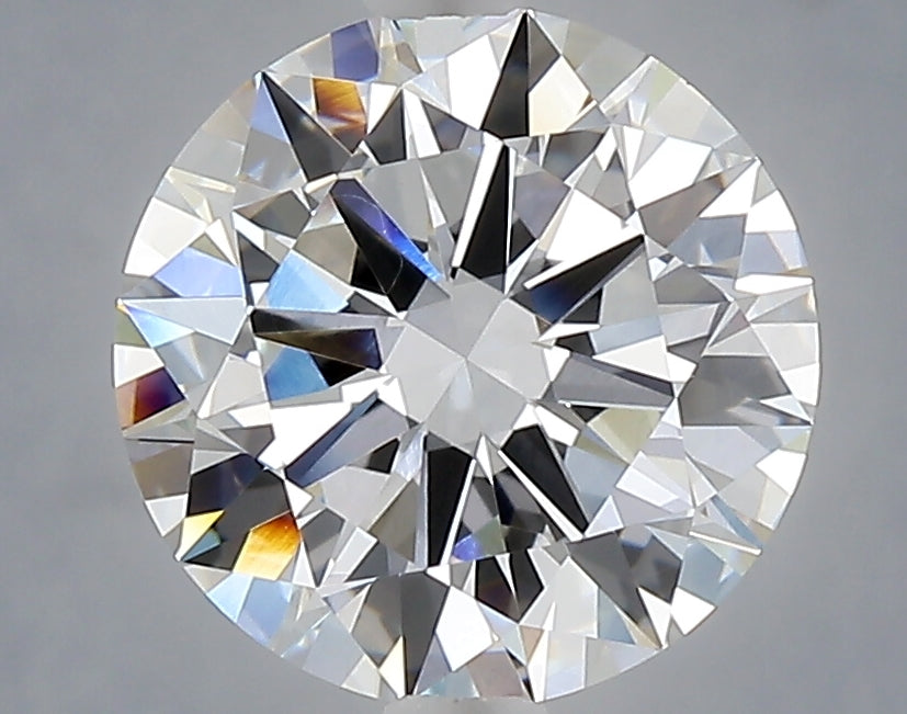 3.00 Carat Round Shaped, Excellent Cut, E Color, VVS2 Clarity, IGI Certified Lab Grown Diamond