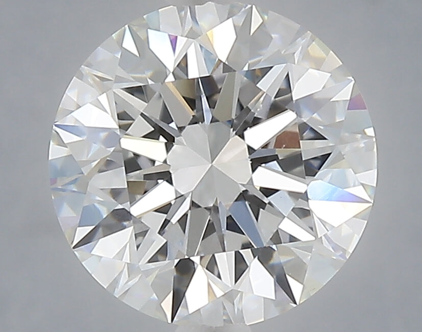 3.09 Carat Round Shaped, Excellent Cut, E Color, VVS2 Clarity, IGI Certified Lab Grown Diamond