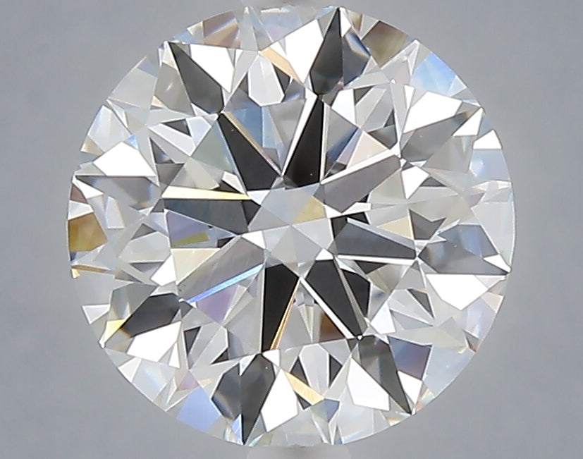 3.01 Carat Round Shaped, Excellent Cut, E Color, VVS2 Clarity, IGI Certified Lab Grown Diamond