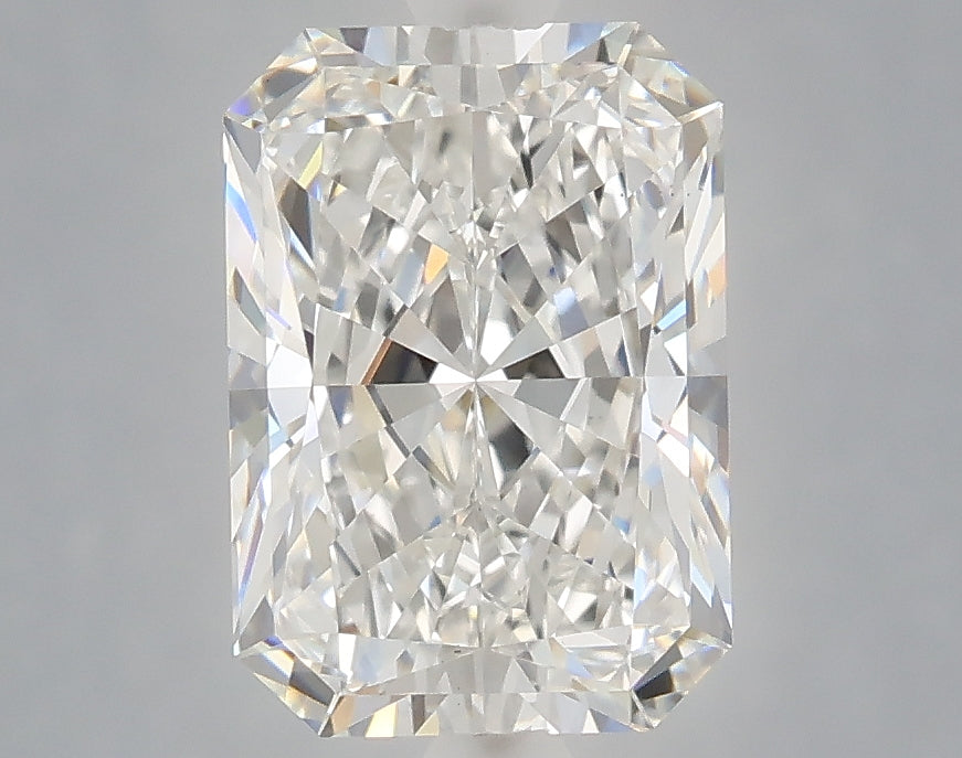 2.57 Carat Radiant Shaped, Ideal Cut, E Color, VS1 Clarity, IGI Certified Lab Grown Diamond