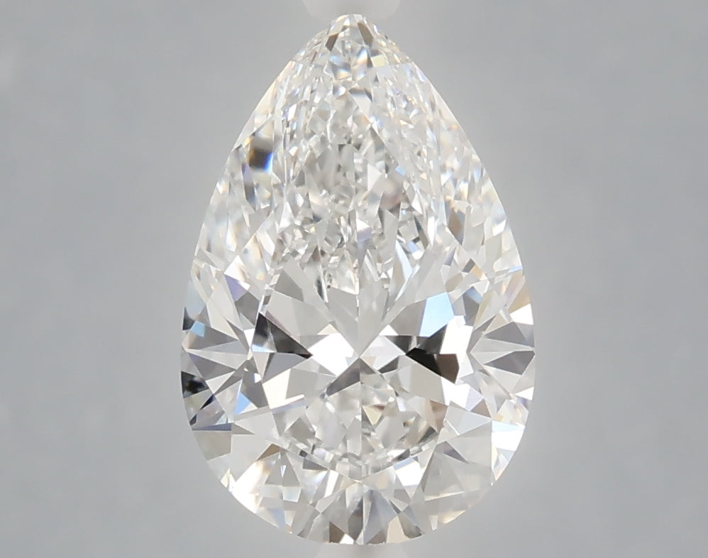 2.35 Carat Pear Shaped, Ideal Cut, D Color, VVS2 Clarity, IGI Certified Lab Grown Diamond