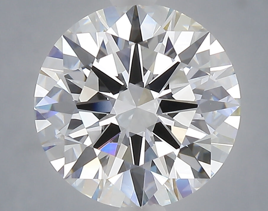 3.07 Carat Round Shaped, Excellent Cut, E Color, VVS2 Clarity, IGI Certified Lab Grown Diamond