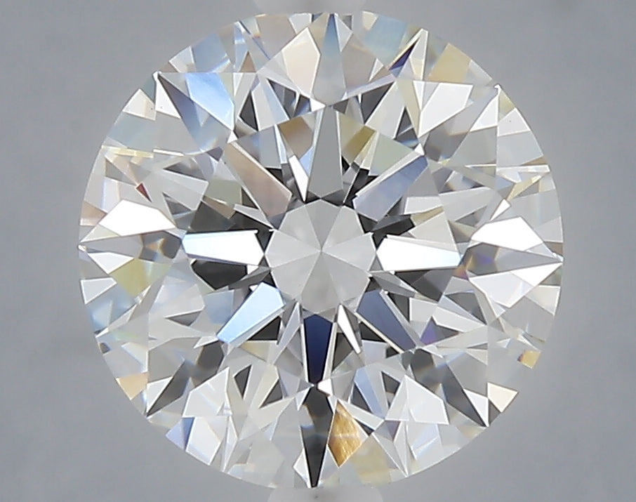 3.08 Carat Round Shaped, Ideal Cut, E Color, VVS2 Clarity, IGI Certified Lab Grown Diamond